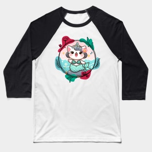 Siren Cat Baseball T-Shirt